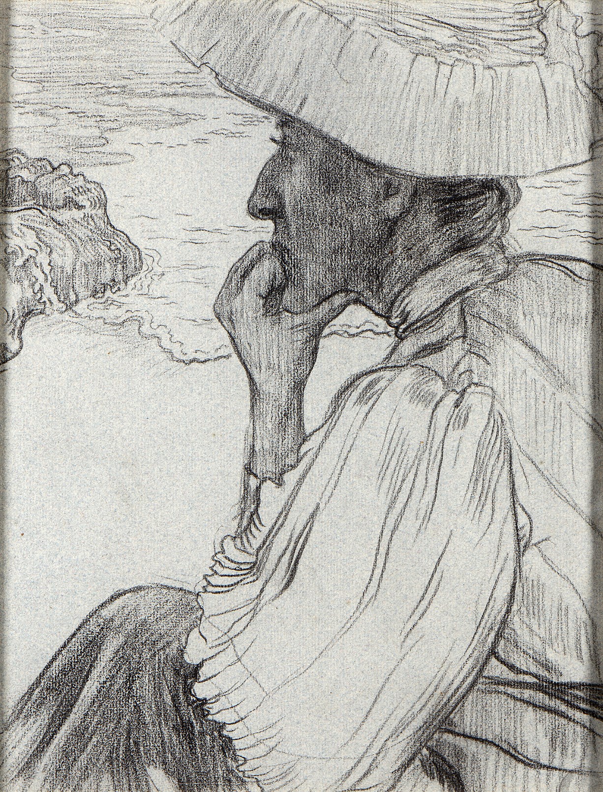 Portrait of Mme. Gabrielle Wenger at Camaret-sur-Mer [recto]; Portrait of the Seaman Piriou [verso]
